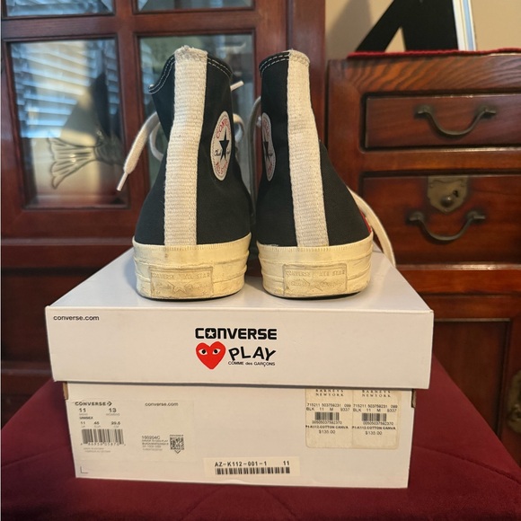 CdG PLAY x Converse Men’s Chuck Taylor All Star - Picture 2 of 4